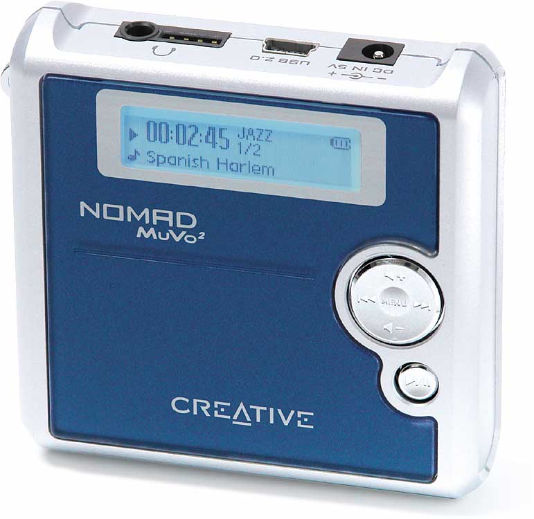 Creative NOMAD® MuVo2 Portable MP3/WMA player at Crutchfield