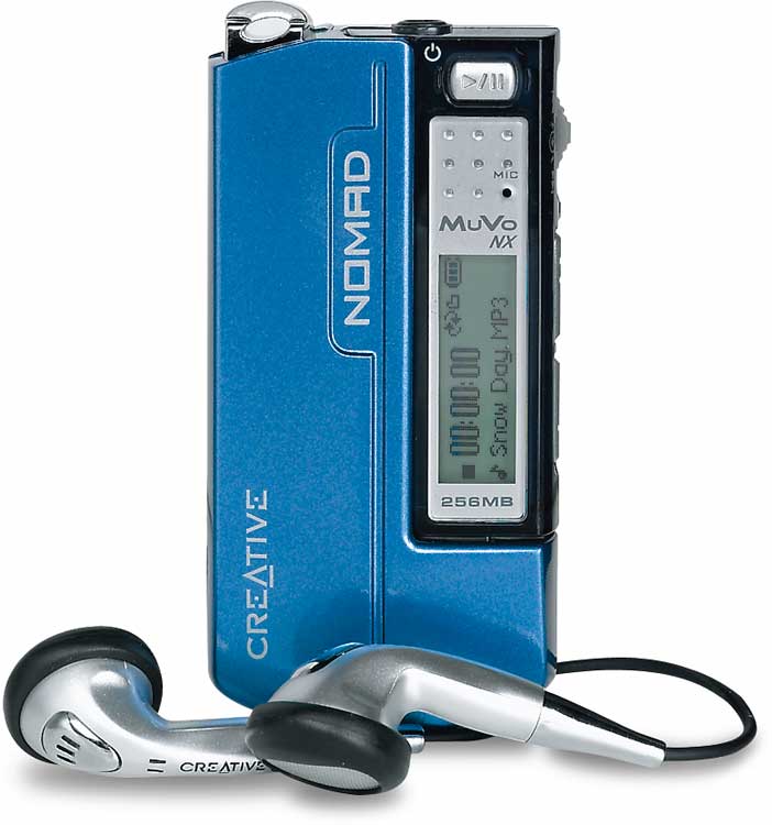 Creative NOMAD® MuVo™ NX 256MB Portable MP3/WMA player at Crutchfield