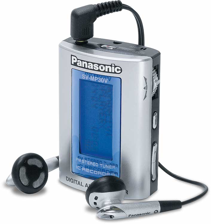 Panasonic SVMP30 Portable MP3/WMA player at Crutchfield