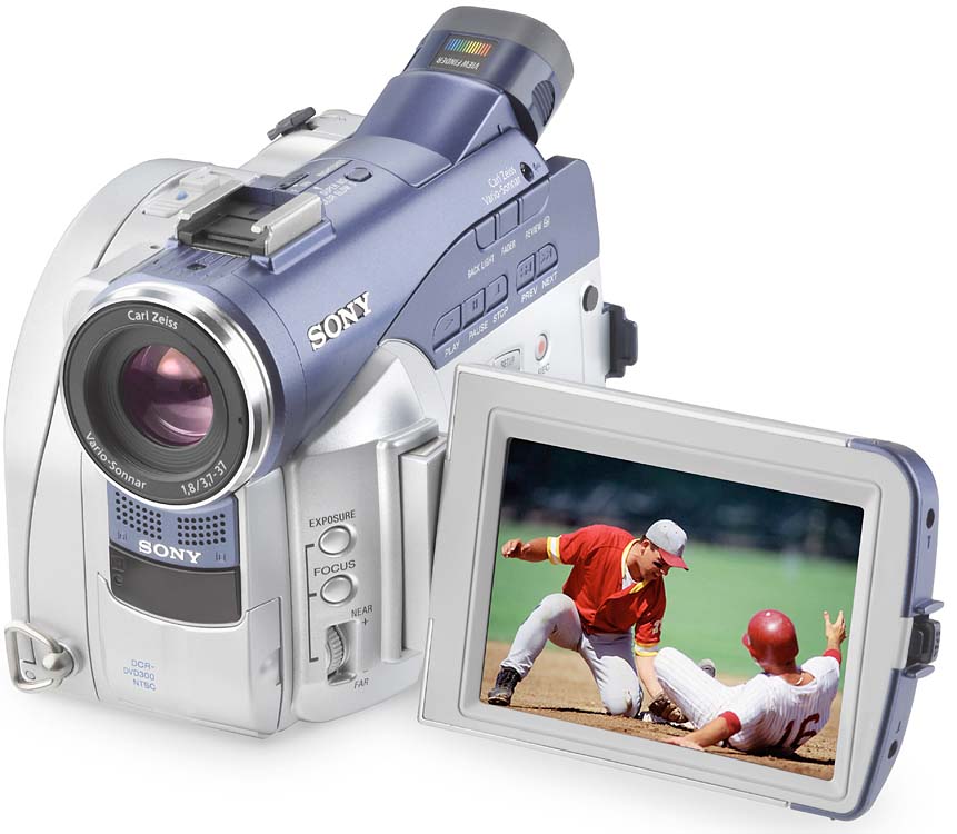 Sony DCRDVD300 DVD camcorder at Crutchfield