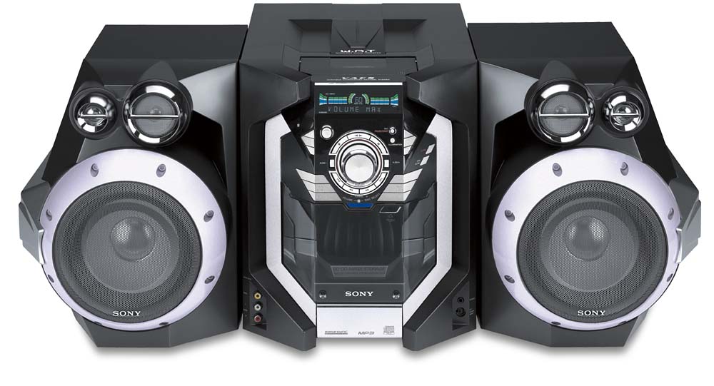 Sony MHC-GSX100W 60-CD changer system with wireless transmitter at ...