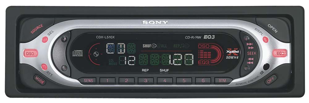 Sony Cdx L510x Cd Receiver At Crutchfield