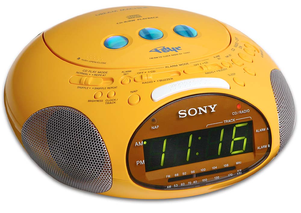 sony alarm clock cd