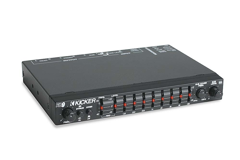 Kicker KQ9 Signal Processor Preamplifier with 9band Equalizer and
