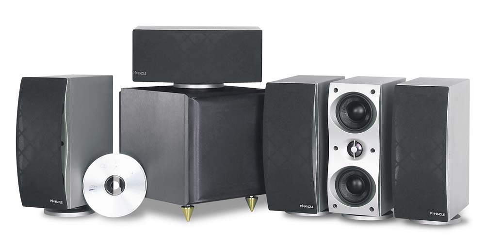 Pinnacle Quantum System with SubSonic Subwoofer Home theater speaker