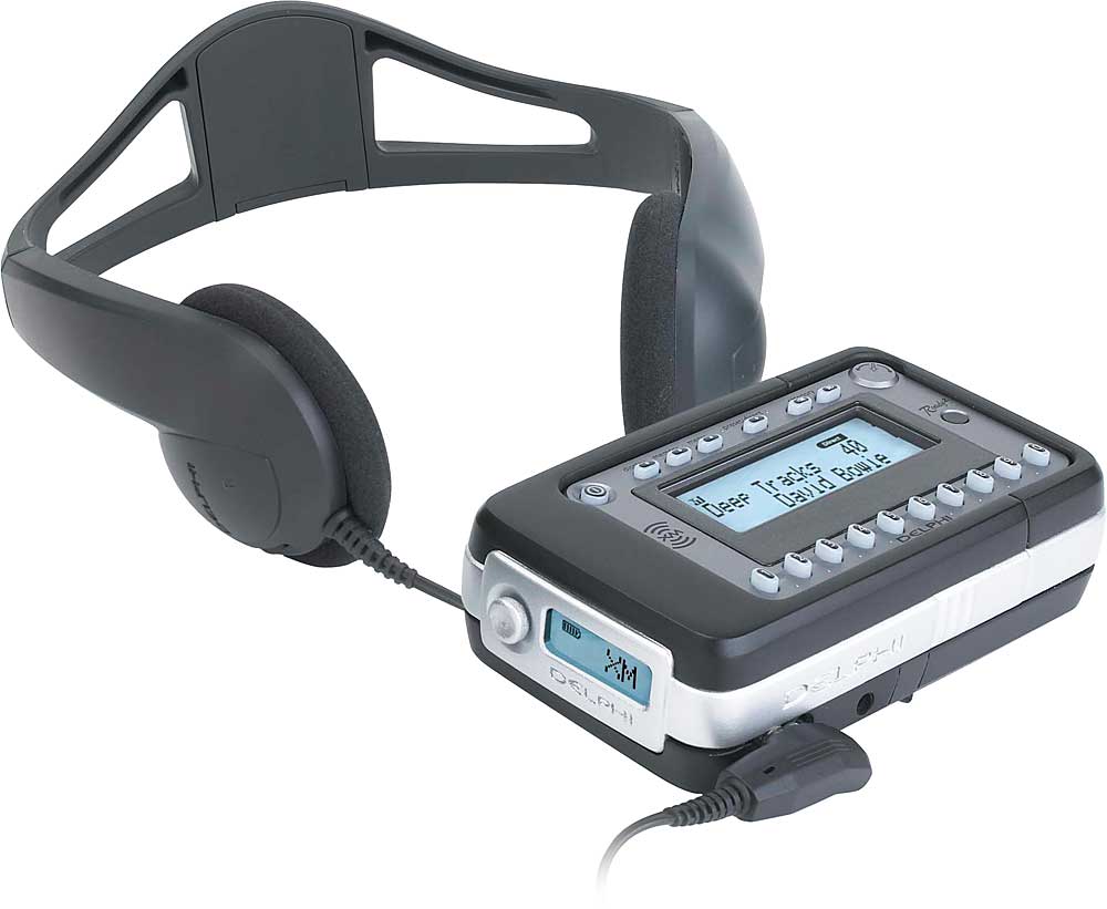 Delphi Roady2 Portable Package Roady2 XM radio with the Personal Audio System at