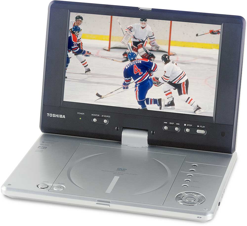 Toshiba SDP2700 Portable DVD player with 8.9" screen at