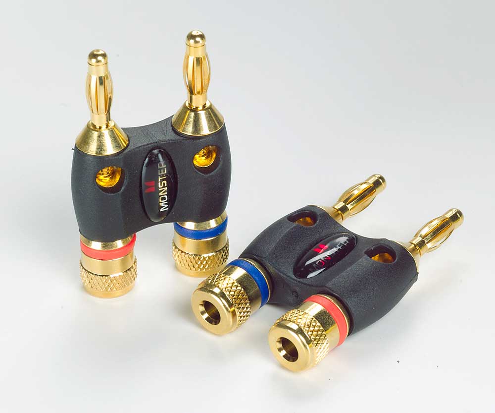 Monster Cable Dual Banana Connectors (Pair) at
