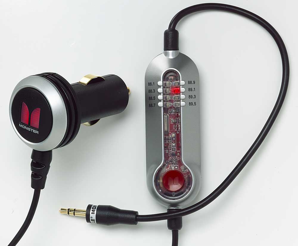Monster RadioPlay™ Car stereo wireless FM transmitter at Crutchfield