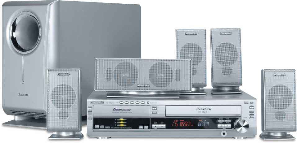 Panasonic SC-HT820V DVD/VCR home theater system at Crutchfield.com