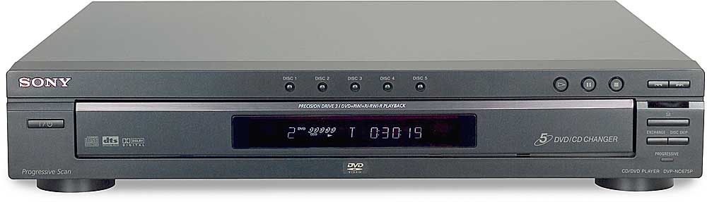 Customer Reviews: Sony DVP-NC675P (Black) 5-disc carousel DVD/CD ...