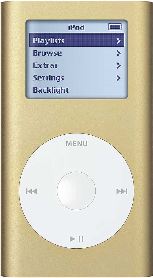 Apple iPod™ mini (Gold) Portable MP3 player at Crutchfield