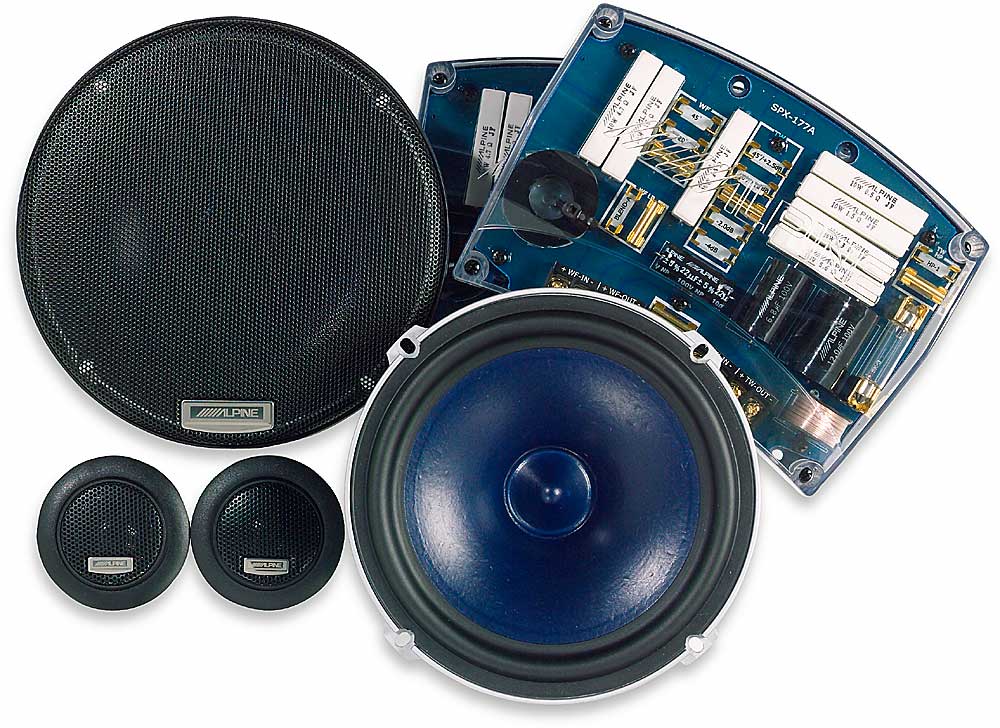Alpine TypeX SPX177A 63/4" component speaker system at