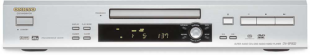 Customer Reviews: Onkyo DV-SP502 (Silver) Universal DVD/CD/SACD