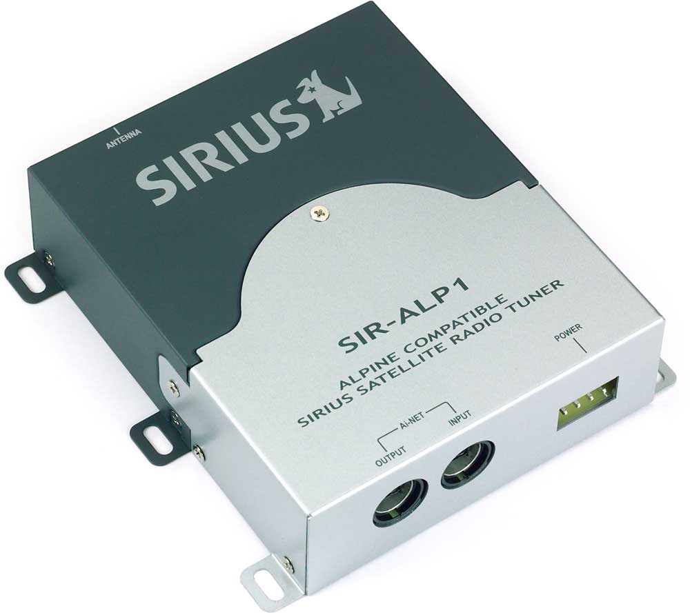 SIRIUS SIRALP1 Satellite radio tuner for 2004up Alpine stereos at