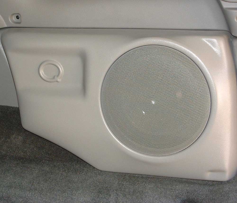 QCustoms Factoryfit Subwoofer Enclosures (Brown) 2002up Chevrolet