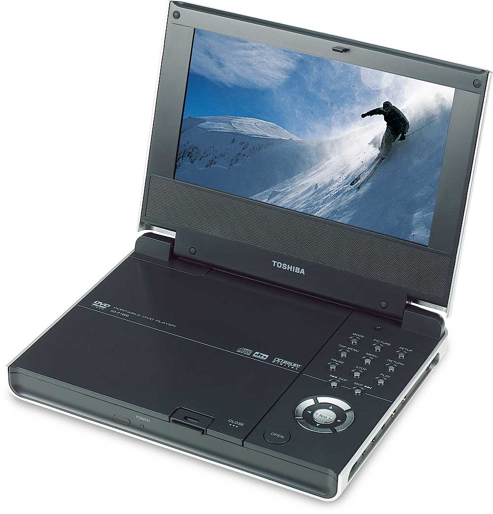 Toshiba SDP1600 Portable DVD player with 7" screen at