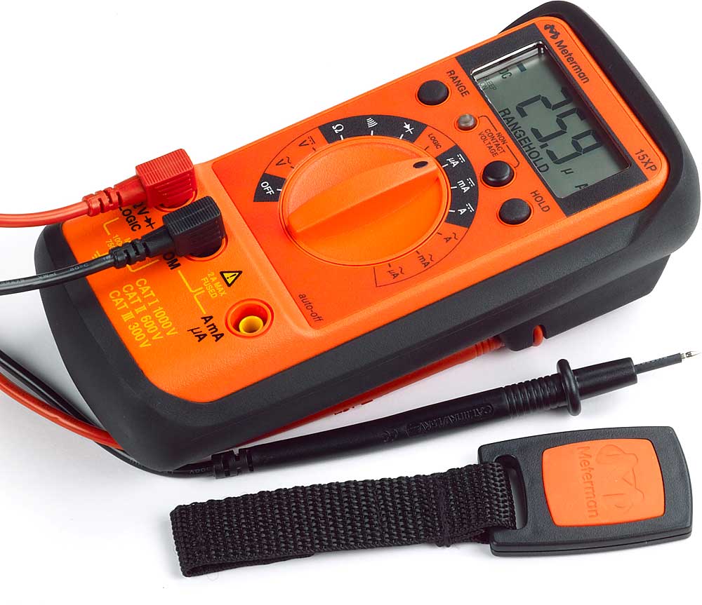 Wavetek Meterman 15XP Multimeter With autoranging display — tests your