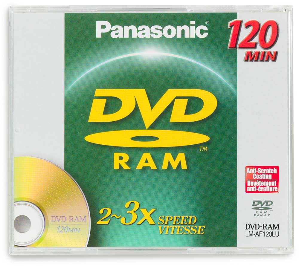 Customer Reviews: Panasonic DVD-RAM (Single) 4.7GB single-sided DVD-RAM ...