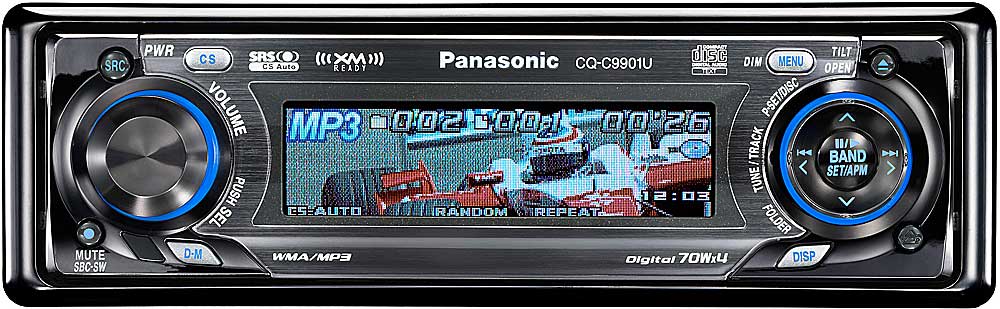 Customer Reviews: Panasonic CQ-C9901U CD player with MP3 / WMA