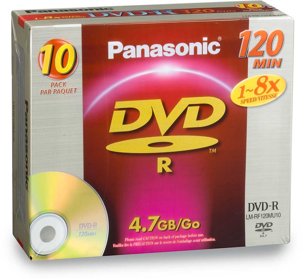 Customer Reviews: Panasonic DVD-R (10-pack) 4.7GB single-sided DVD-R ...