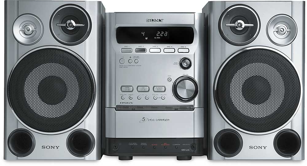 Customer Reviews: Sony CMT-HPZ9 5-CD/AM/FM micro system at Crutchfield
