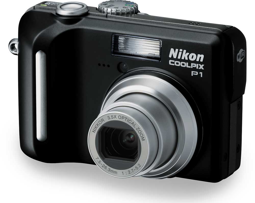 Nikon Coolpix P1 8-megapixel digital camera with Wi-Fi® capability at  Crutchfield.com