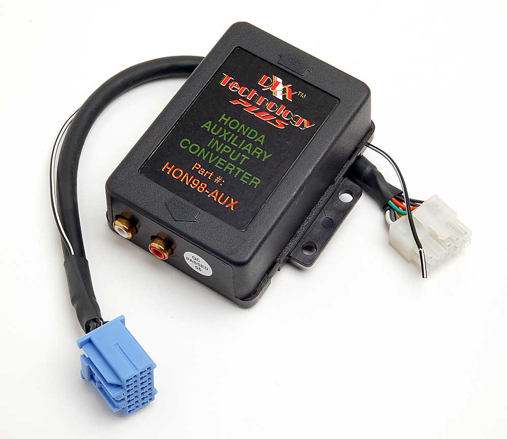 P.I.E Aux Input Adapter For Honda Connect a portable music player, satellite radio tuner, or DVD player to your factory Honda receiver (Model HON98-AUX) at ...