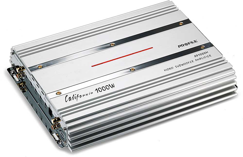 Profile AP1000M Mono subwoofer amplifier 500 watts RMS x 1 ... profile 2 channel amp wiring 