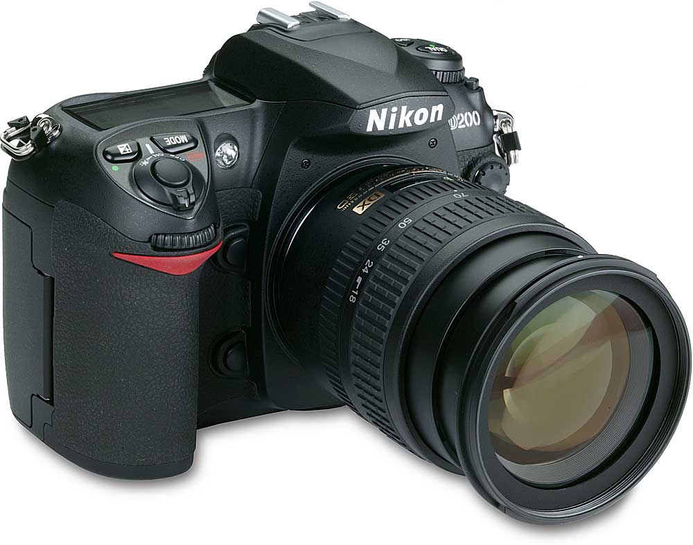Nikon D200 Kit 10.2-megapixel digital SLR camera with 18-70mm Zoom-Nikkor lens at Crutchfield.com