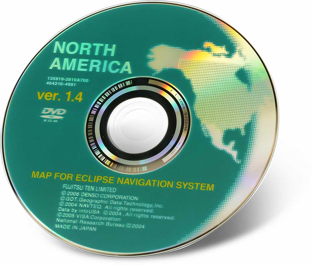 Eclipse Map Update Discs Replacement disc for your AVN5435 indash