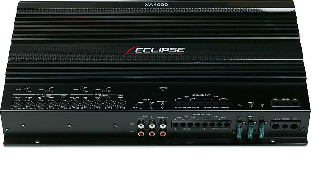 Eclipse XA4000 4channel car amplifier 125 watts x 4 at