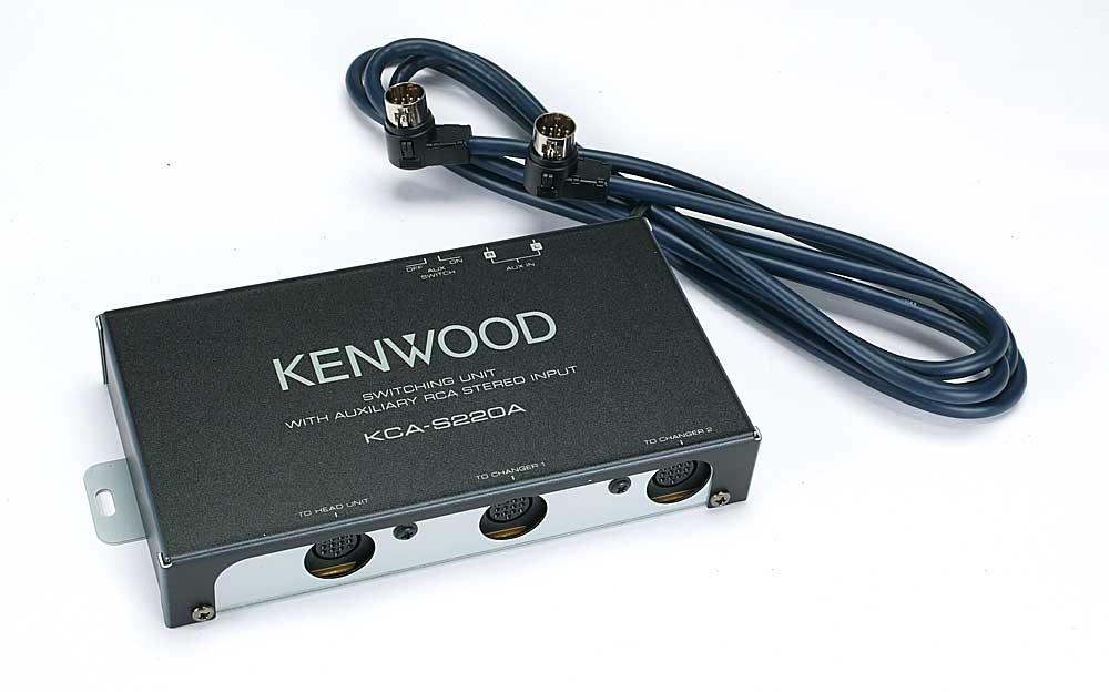 Kenwood KCAS220A 2changer switch with auxiliary input at