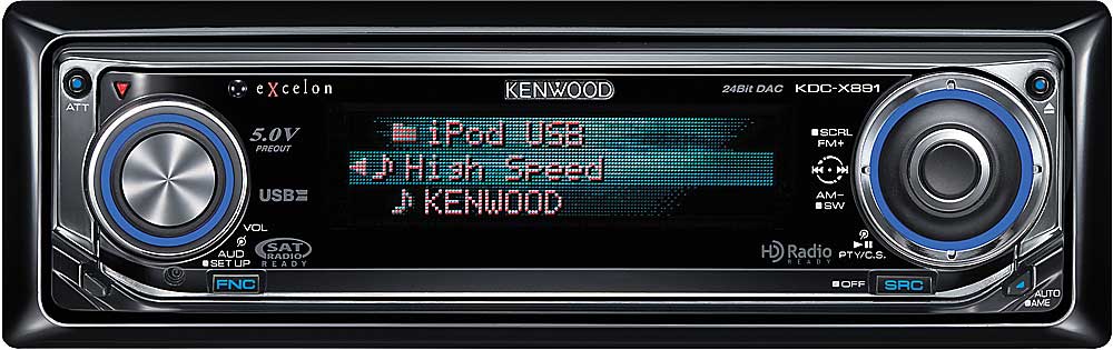 Customer Reviews: Kenwood Excelon KDC-X891 CD receiver with MP3