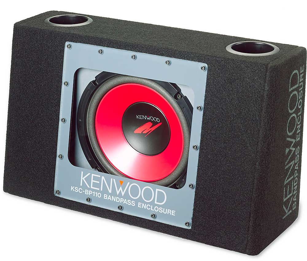 Kenwood KSCBP110 10" truckstyle bandpass subwoofer at Crutchfield