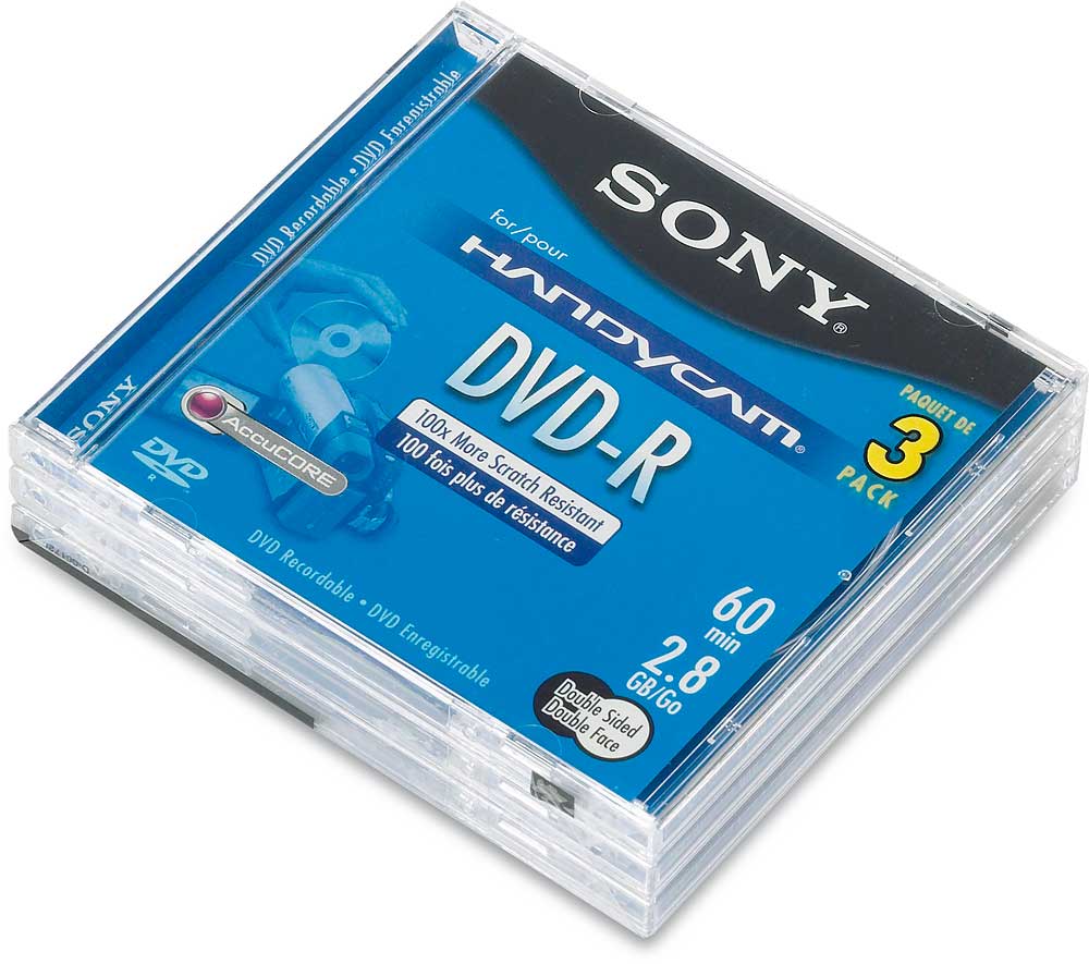 mini dvd discs sony