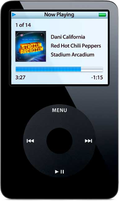 Apple iPod Classic 30GB ブラック Apple 30GB iPod® (Black) MP3/AAC player with video and photo