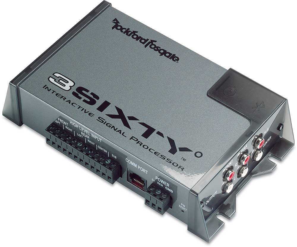 Rockford Fosgate 3SIXTY.2 Interactive signal processor Expand and your factory or