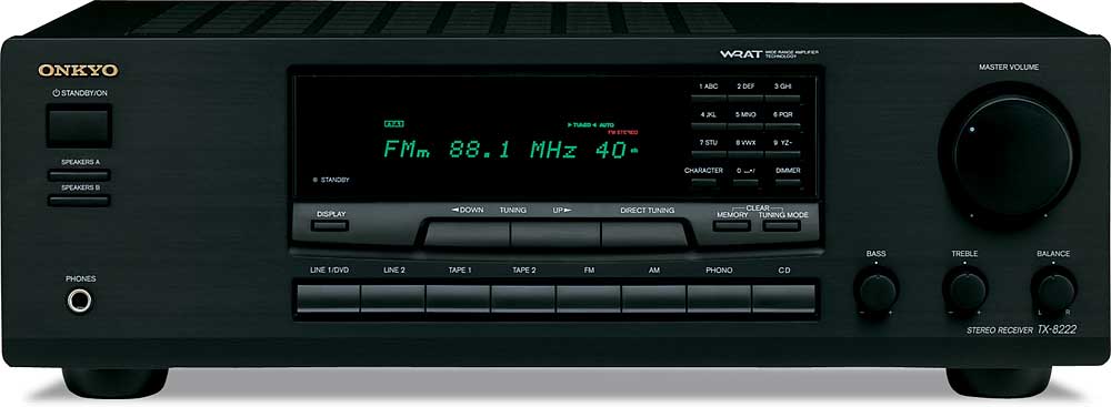Customer Reviews: Onkyo TX-8222 Stereo receiver at Crutchfield