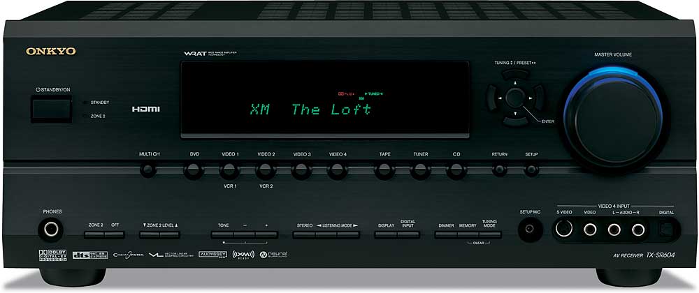 Customer Reviews: Onkyo TX-SR604 (Black) XM Ready home theater