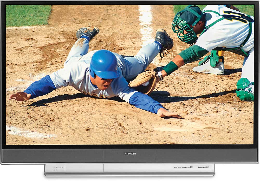 Hitachi 55VS69 55" UltraVision® 720p rearprojection LCD HDTV at