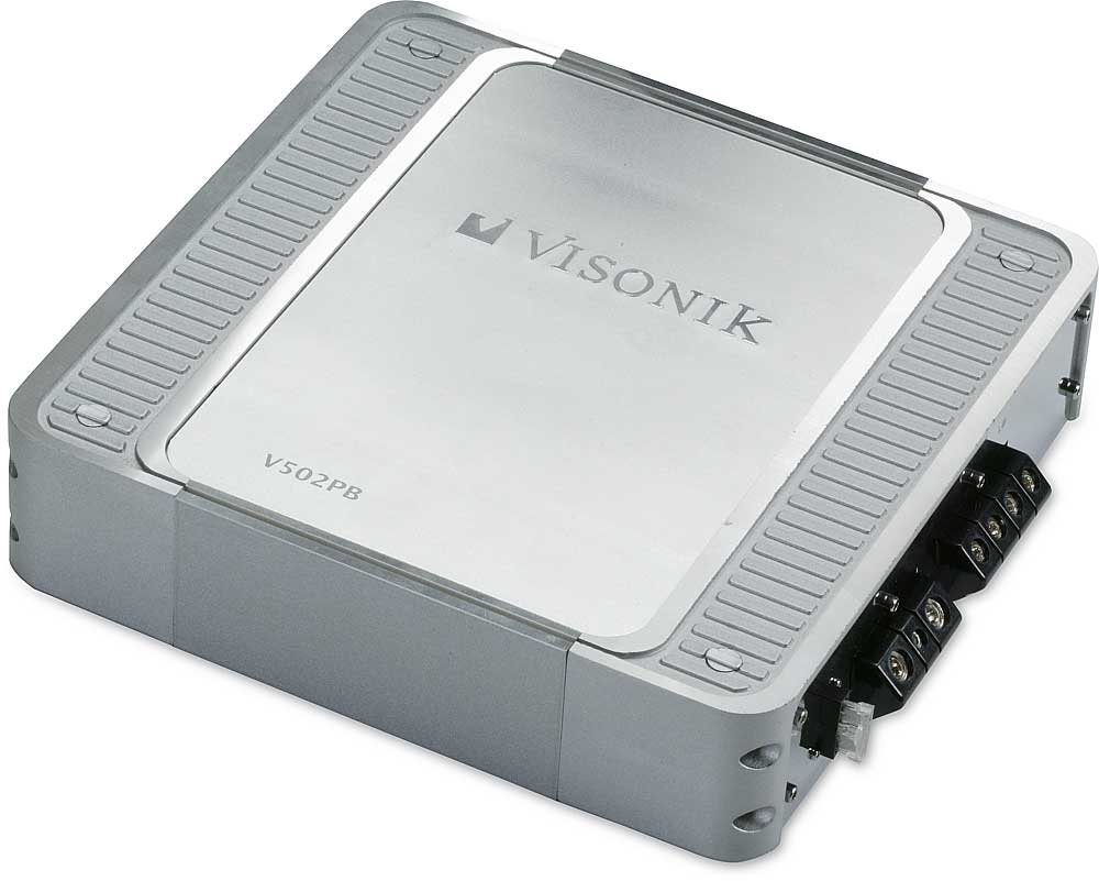 Visonik V502PB 2channel car amplifier 100 watts RMS x 2 at