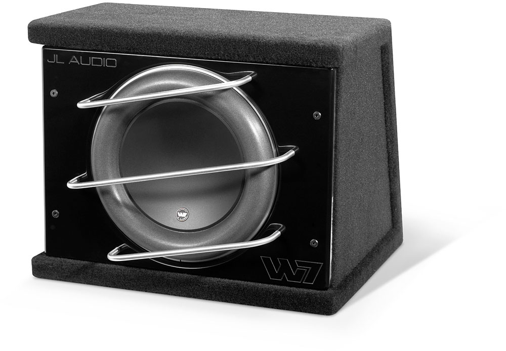 JL Audio CLS112RGW7 ProWedge™ enclosure with one 12" W7 subwoofer at
