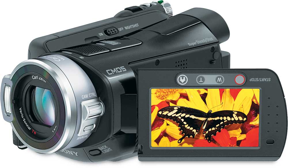 Sony HDRSR7 60gigabyte highdefinition hard drive camcorder at
