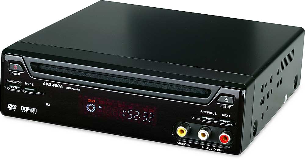 Audiovox AVD400A DVD/CD/MP3 player at Crutchfield