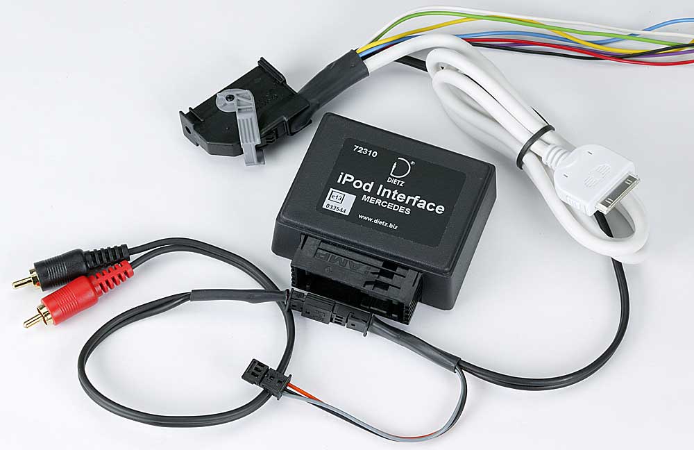 USA Spec iPod® Interface Connects your iPod to select 2005up Mercedes