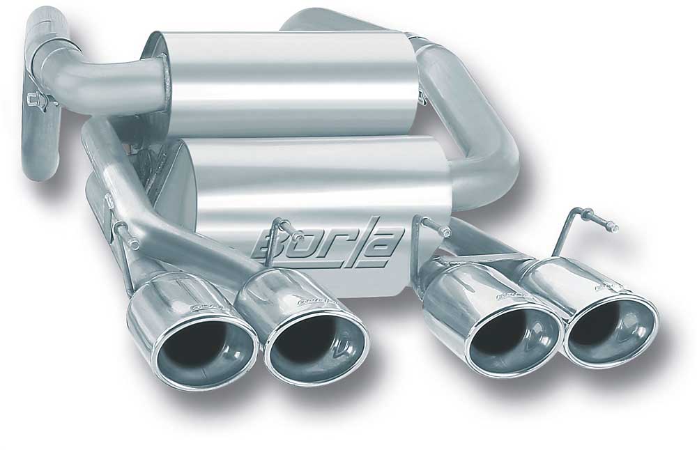 Borla Exhaust System 11747 Fits 2005up Corvette C6, rear section only