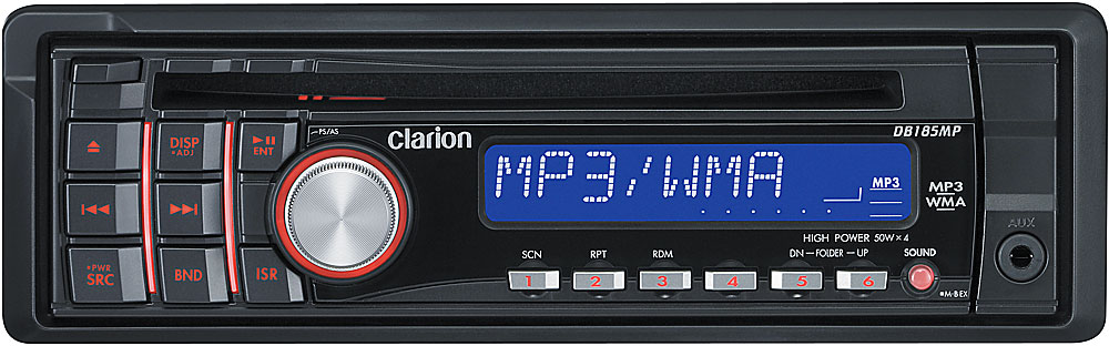 clarion db185mp cd receiver at crutchfield com