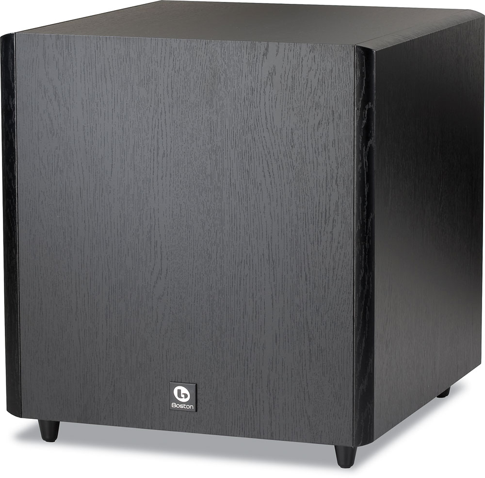 Boston Acoustics Cs Sub10 Black Powered Subwoofer At Crutchfield