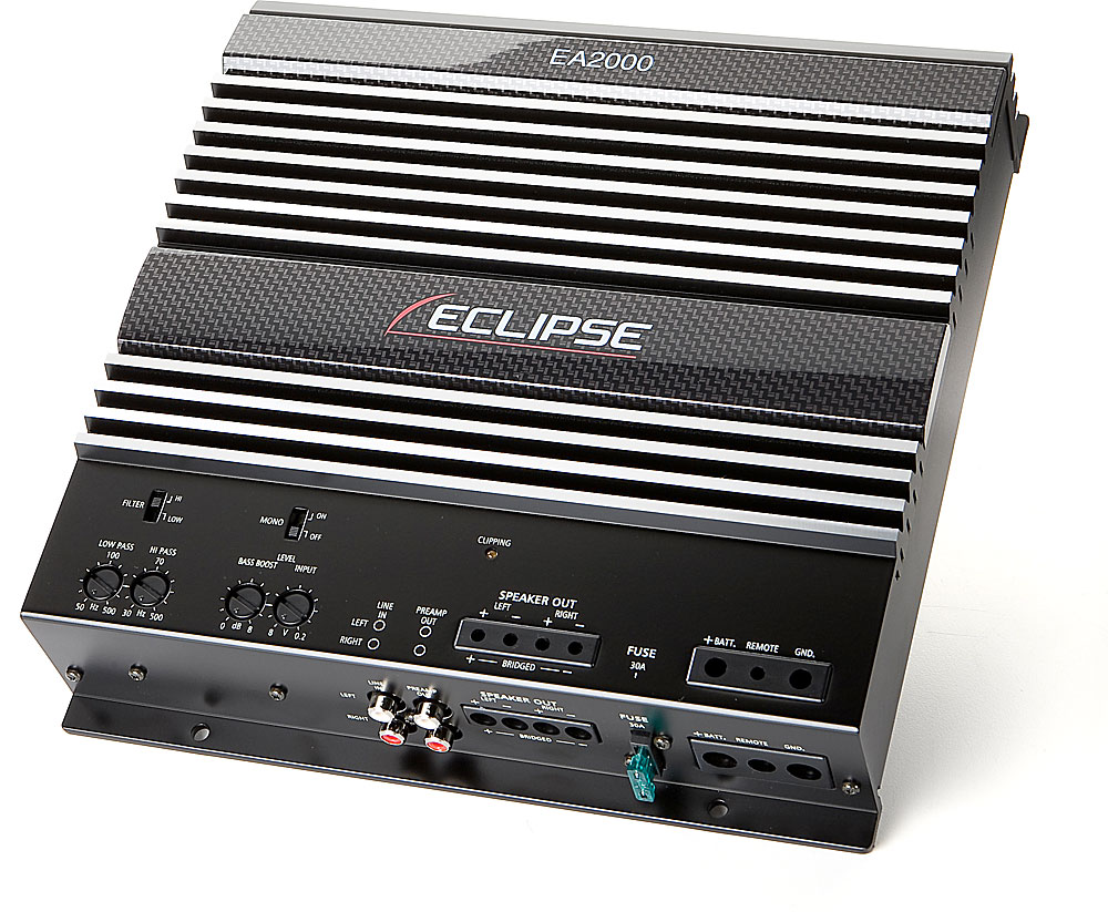 Eclipse EA2000 2channel car amplifier — 60 watts RMS x 2 at Crutchfield
